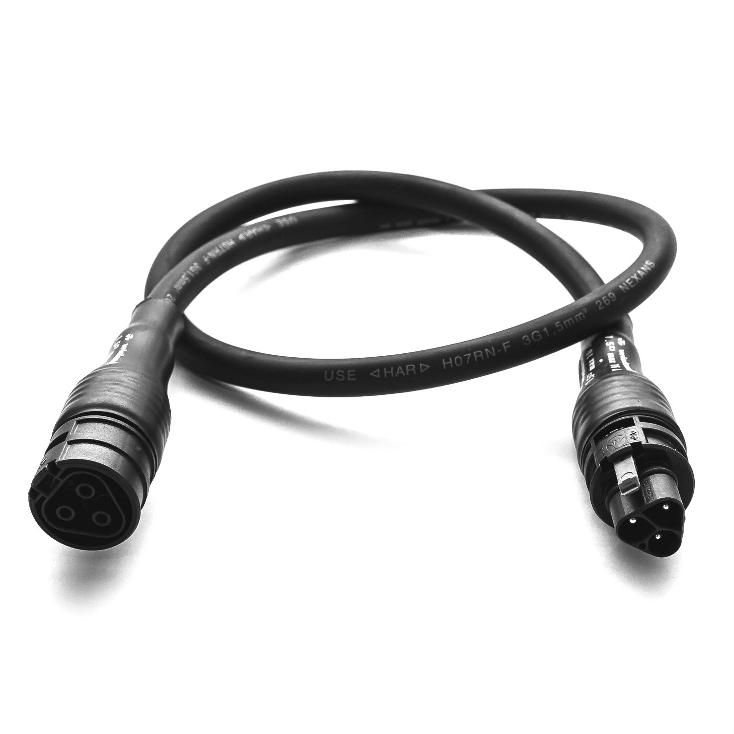 Wieland Gummi Anschlussleitung Buchse RST20i3 - Stecker RST20i3 3m RST20I3K1BS 15 30SW – Bild 2